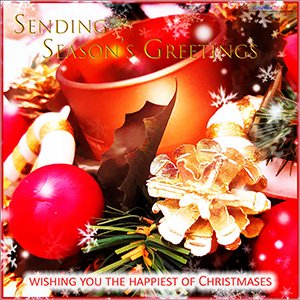 A CHRISTMAS e-CARD "THE REDS AND GOLDS OF CHRISTMAS"