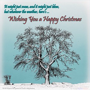 A Fine Art CHRISTMAS e-Card - IN WINTER'S EMBRACE