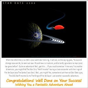 A Congratulations eCard - STAR DATE 2300