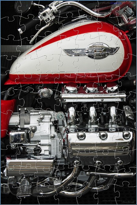 A DIGITAL JIGSAW - HEART OF THE HONDA VALKYRIE TOURER A DIGITAL JIGSAW - HEART OF THE HONDA VALKYRIE TOURER