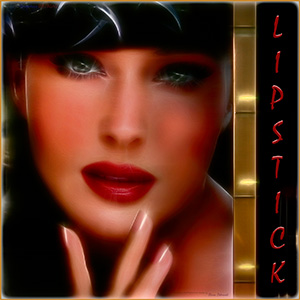 A BLANK e-CARD - LIPSTICK - The Power of Red