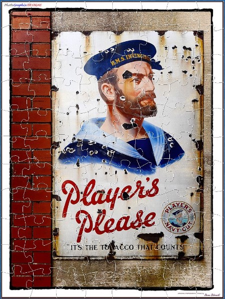 A DIGITAL JIGSAW - NAVY CUT A DIGITAL JIGSAW - NAVY CUT