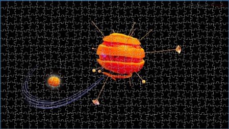 BUY NOW! SPUTNIK LEAVES THE CLEMENTINE SYSTEM Digital Jigsaw - Own it Forever