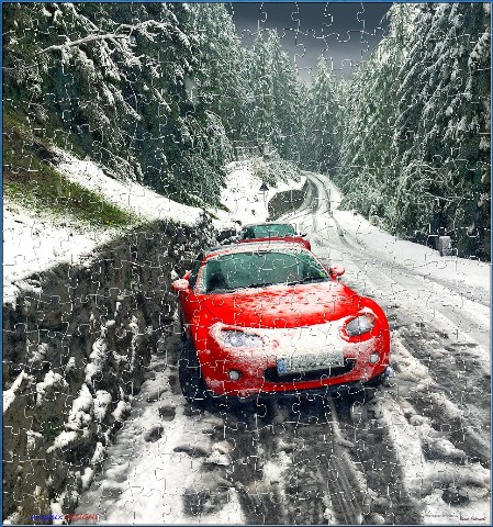 BUY NOW! TRUE RED - STUCK ON THE STELVIO - web-playable jigsaw