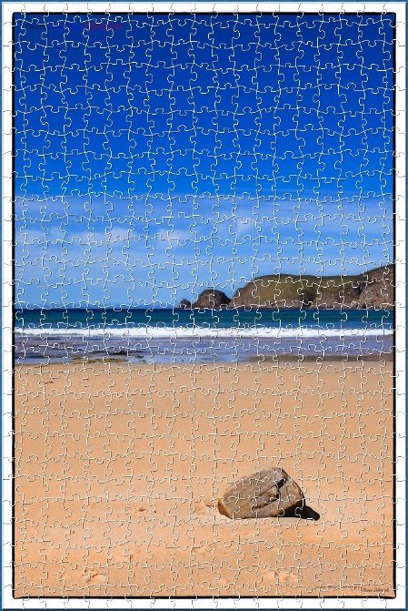 BUY NOW! THE STONE ON FARR BEACH - Digital Jigsaw - Own it Forever