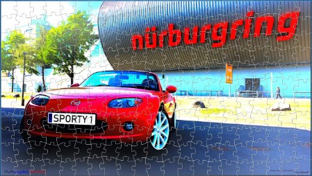 BUY NOW! TRUE RED – AT NÜRBURGRING - web-playable jigsaw